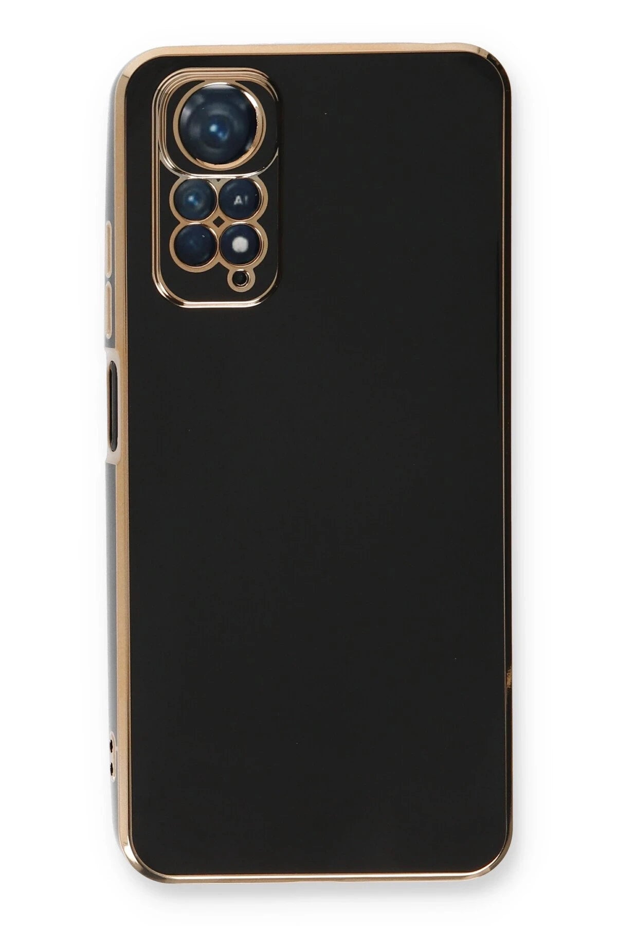Newface Xiaomi Redmi Note 11 Kılıf Volet Silikon - Siyah
