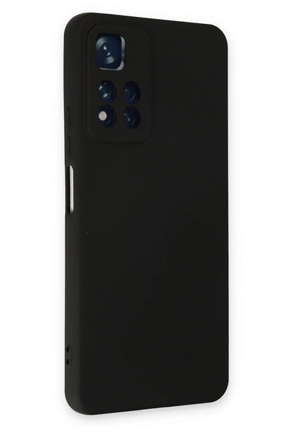 Newface Xiaomi Redmi Note 11 Pro Plus 5G Kılıf Nano içi Kadife Silikon - Siyah