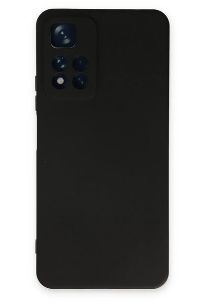 Newface Xiaomi Redmi Note 11 Pro Plus 5G Kılıf Nano içi Kadife Silikon - Siyah