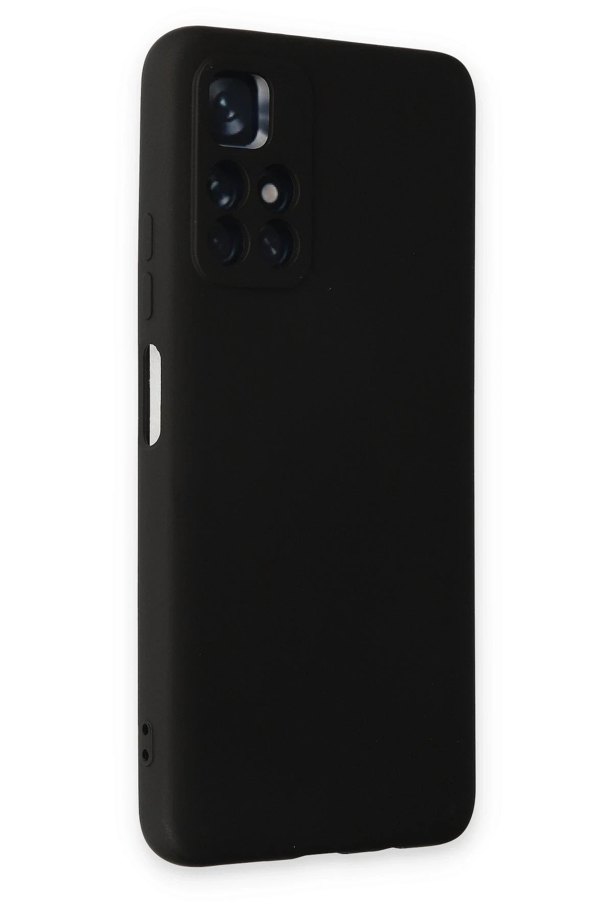 Newface Xiaomi Redmi Note 11T Kılıf Nano içi Kadife Silikon - Siyah