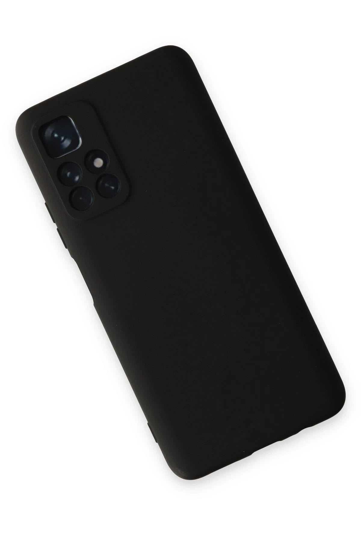 Newface Xiaomi Redmi Note 11T Kılıf Nano içi Kadife Silikon - Siyah