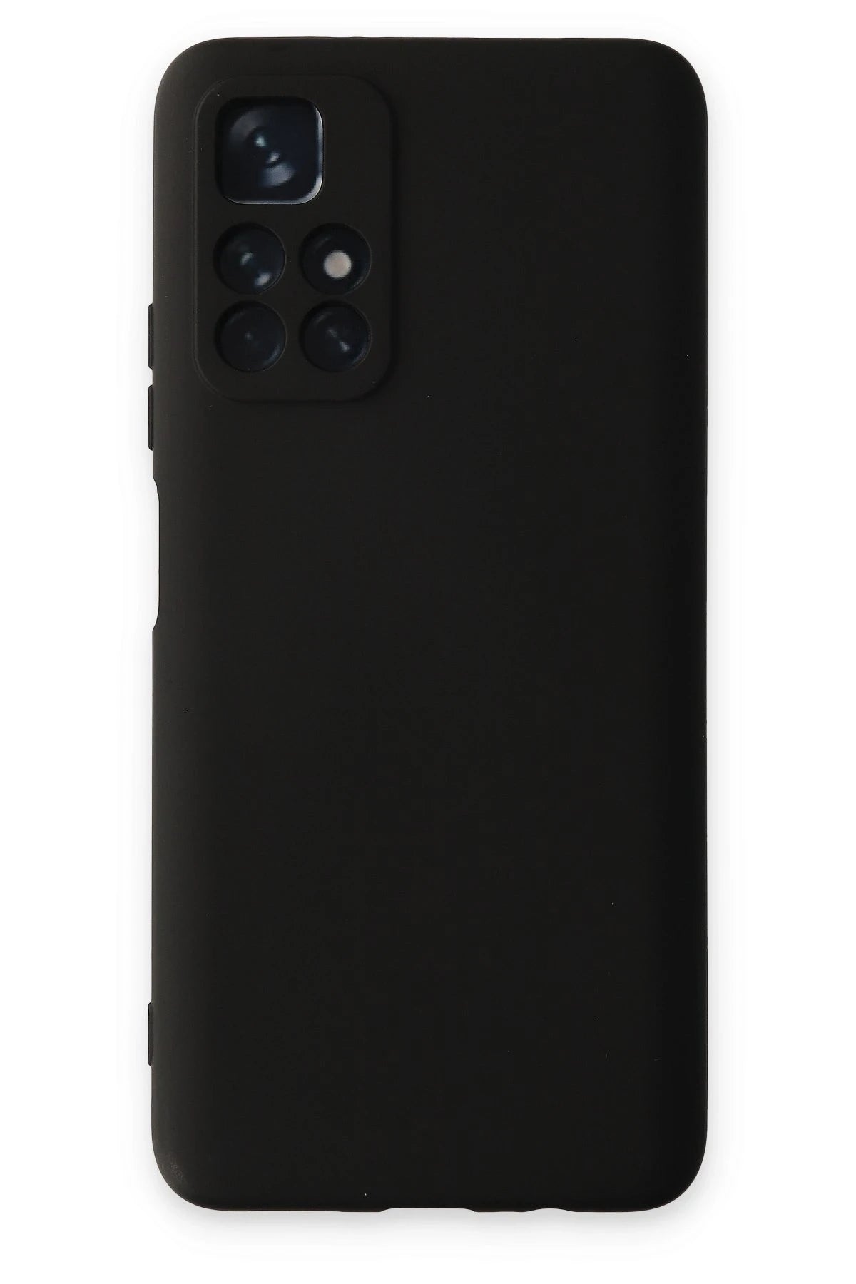 Newface Xiaomi Redmi Note 11T Kılıf Nano içi Kadife Silikon - Siyah