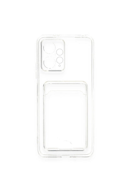 Newface Xiaomi Redmi Note 12 4G Kılıf Kart Şeffaf Silikon - Şeffaf