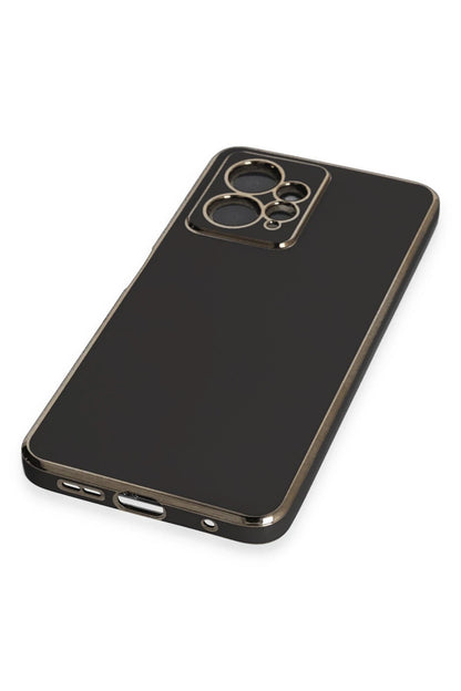 Newface Xiaomi Redmi Note 12 4G Kılıf Volet Silikon - Siyah
