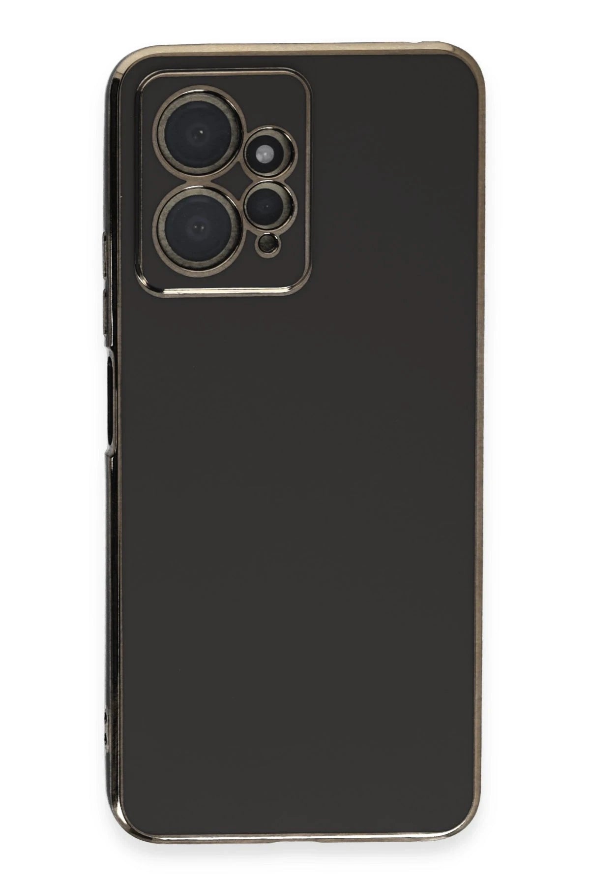 Newface Xiaomi Redmi Note 12 4G Kılıf Volet Silikon - Siyah