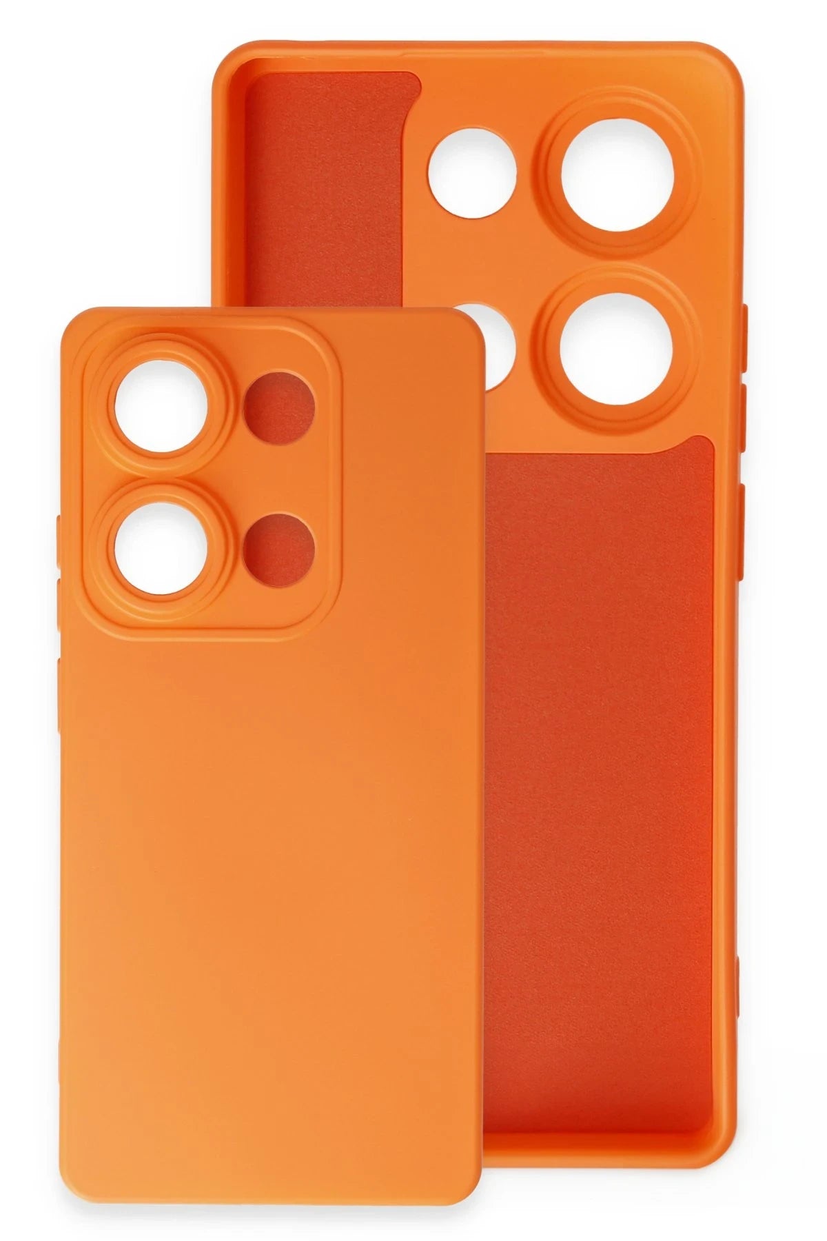 Newface Xiaomi Redmi Note 13 4G Kılıf Nano içi Kadife Silikon - Siyah