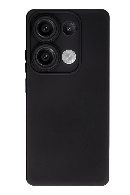 Newface Xiaomi Redmi Note 13 Pro 4G Kılıf Nano içi Kadife Silikon - Siyah