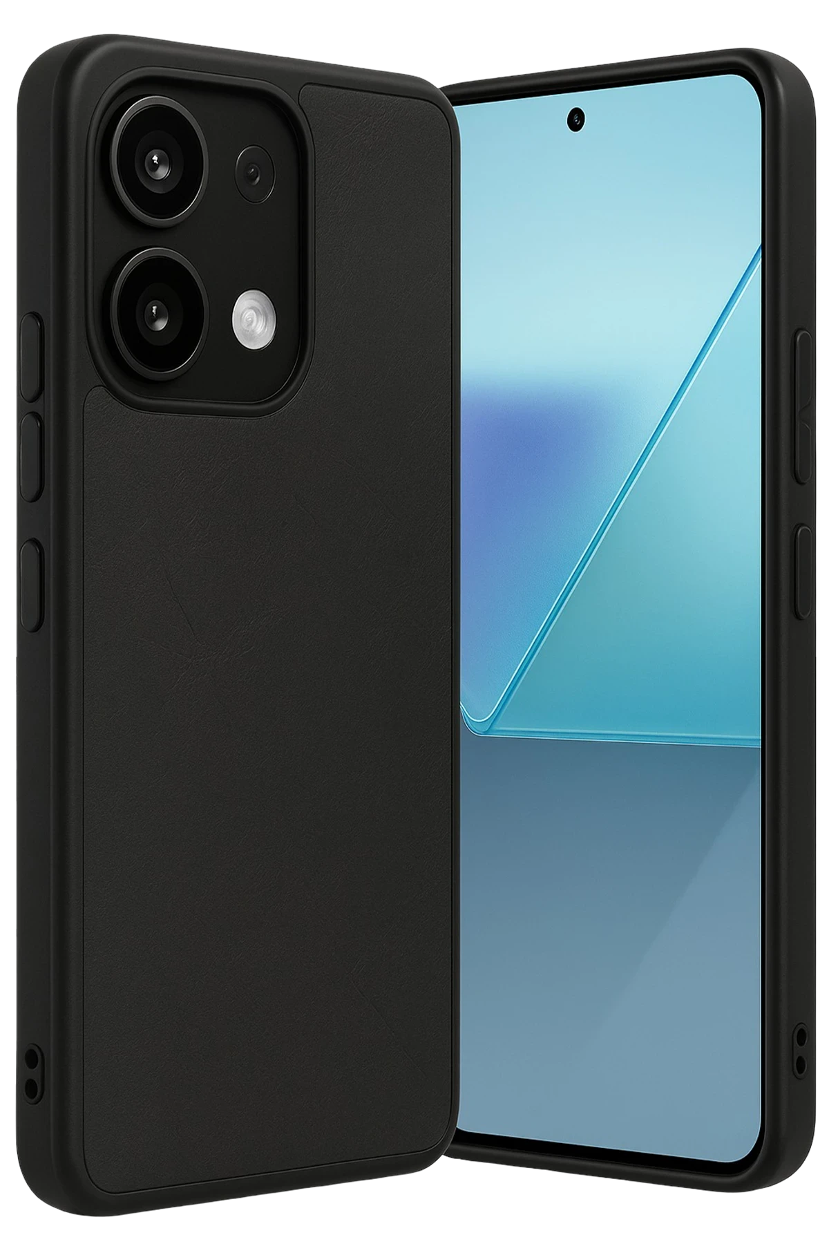 Newface Xiaomi Redmi Note 13 Pro 5G Kılıf Aras Deri Kapak - Siyah