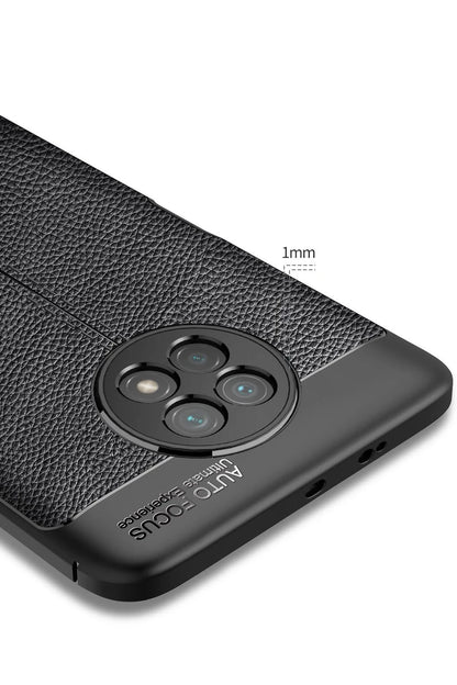 Newface Xiaomi Redmi Note 9 5G Kılıf Auto Focus Kapak - Siyah