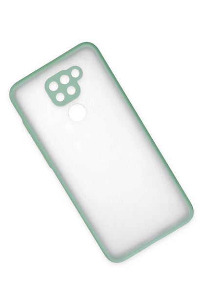 Newface Xiaomi Redmi Note 9 Kılıf Montreal Silikon Kapak - Turkuaz