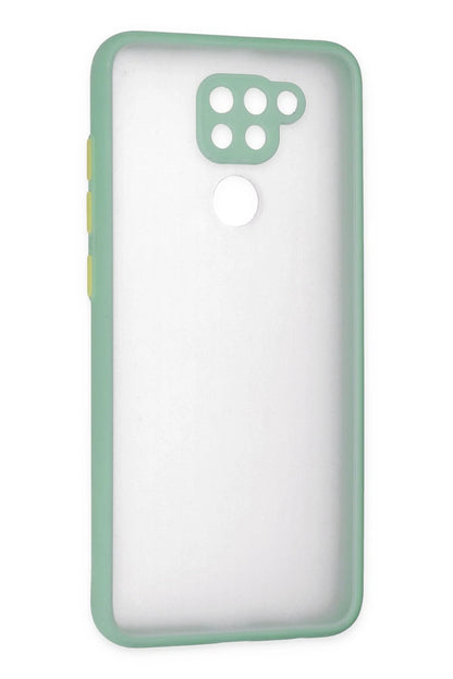 Newface Xiaomi Redmi Note 9 Kılıf Montreal Silikon Kapak - Turkuaz