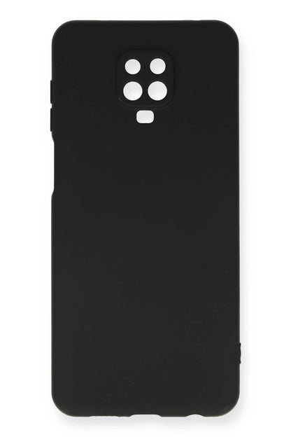 Newface Xiaomi Redmi Note 9 Pro Kılıf Nano içi Kadife Silikon - Siyah