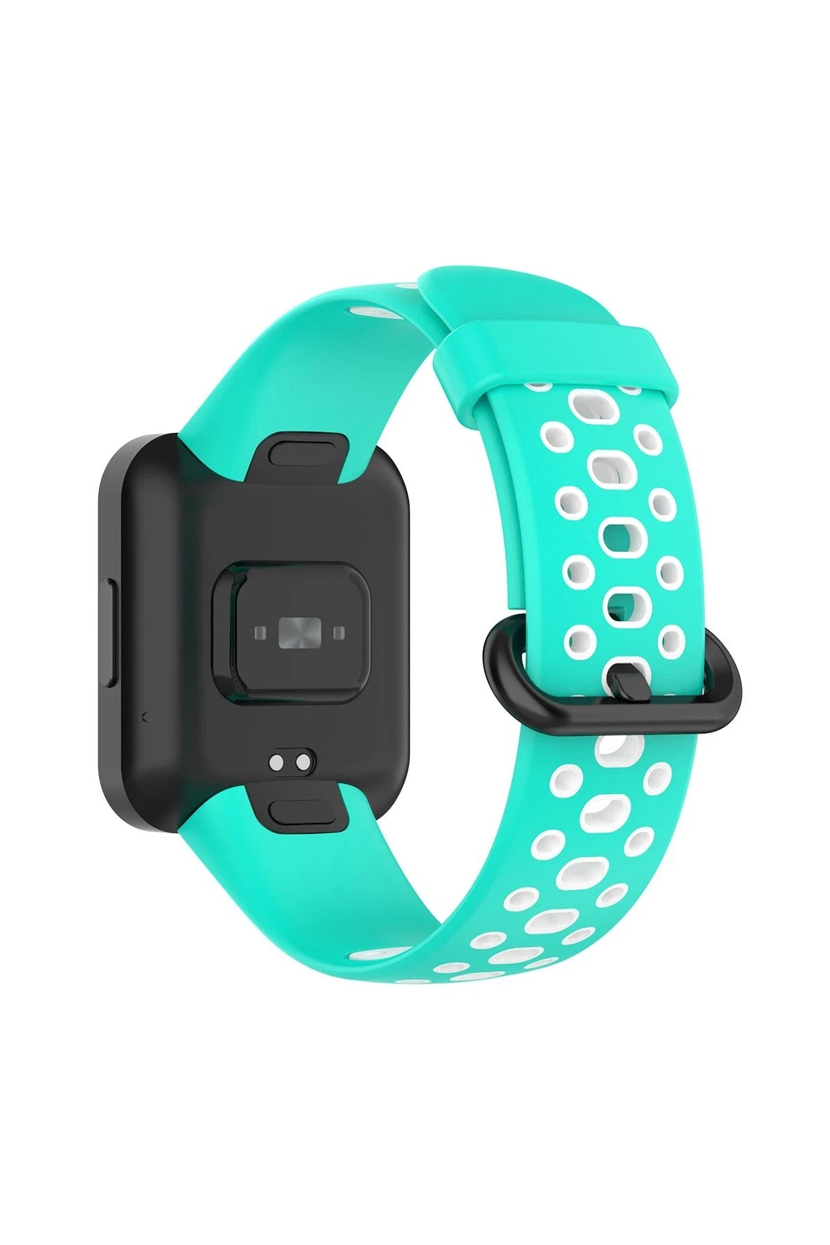 Newface Xiaomi Redmi Watch 2 Spor Delikli Kordon - Turkuaz-Beyaz