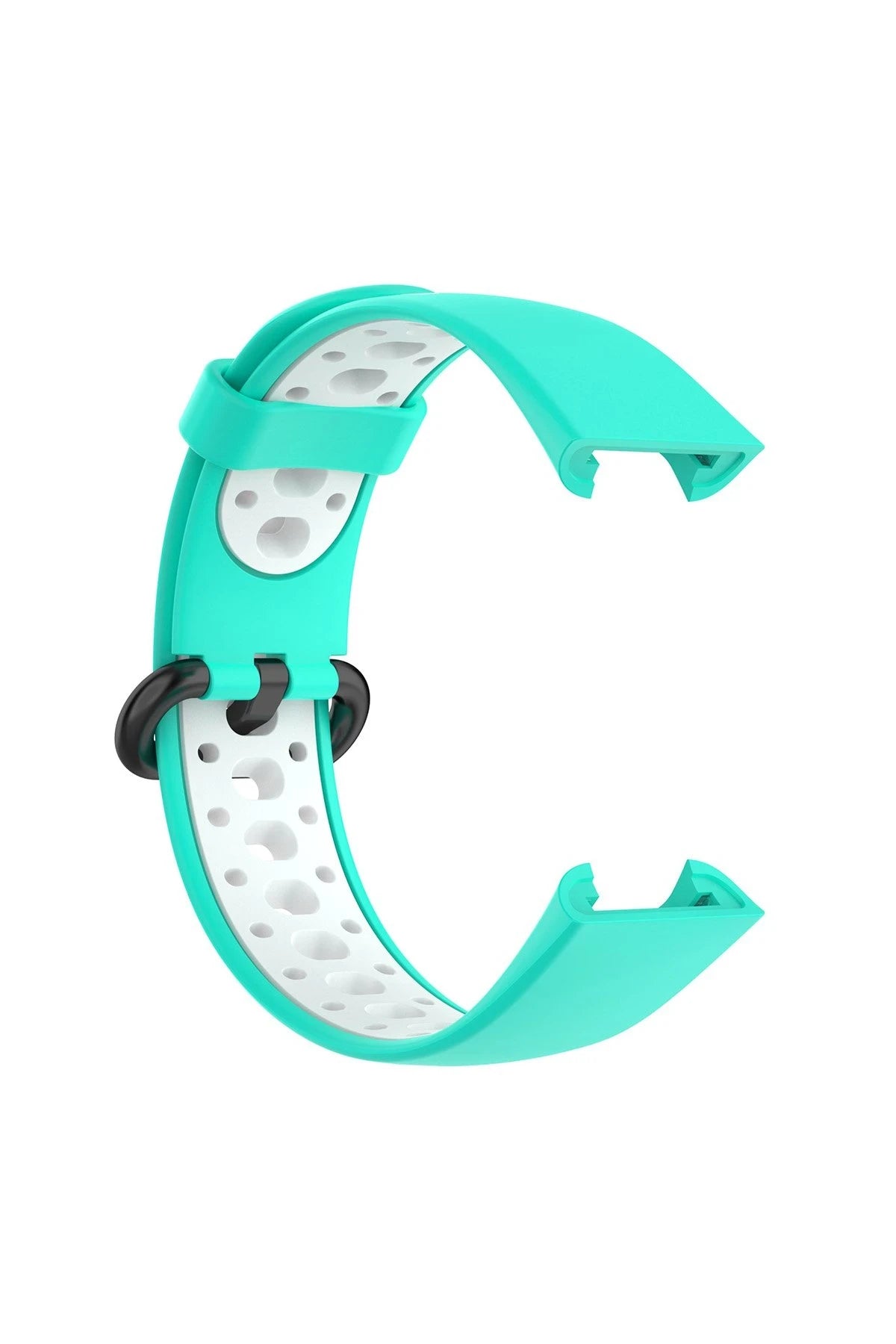 Newface Xiaomi Redmi Watch 2 Spor Delikli Kordon - Turkuaz-Beyaz