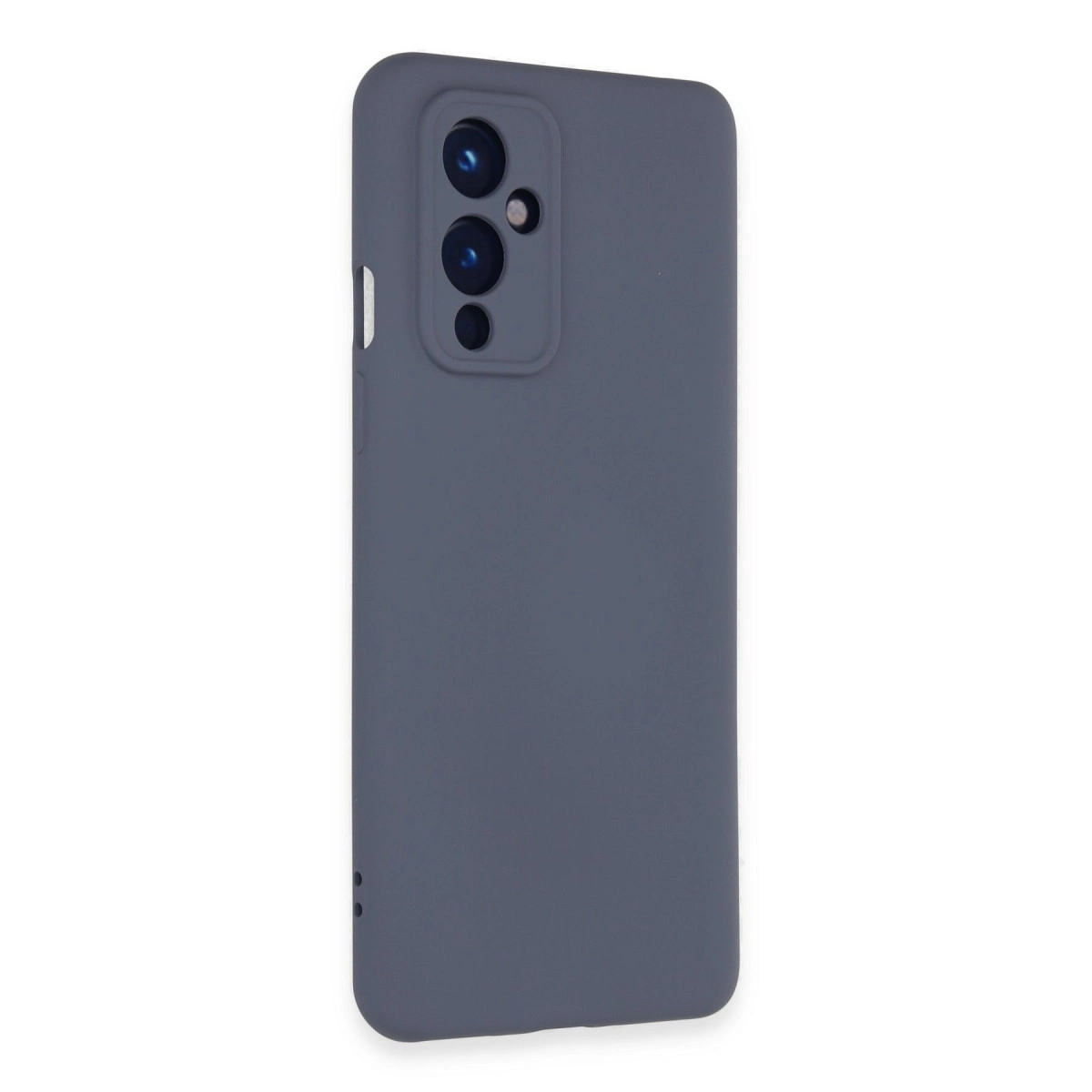 One Plus 9 Kılıf Nano İçi Kadife Silikon - Gri