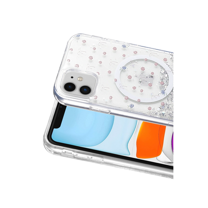 Onegif İphone 11 Misk Simli Magsafe Kapak - Desen 1