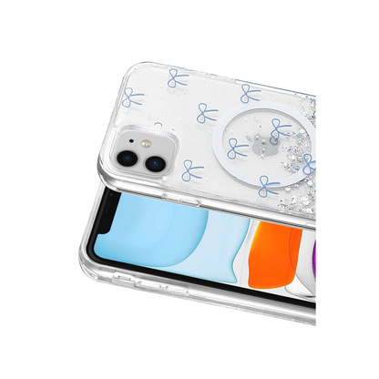 Onegif İphone 11 Misk Simli Magsafe Kapak - Desen 3