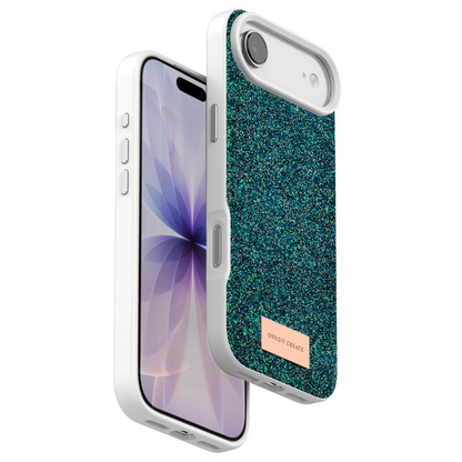 Onegif İphone 17 Air Bright Simli Kapak - Koyu Yeşil