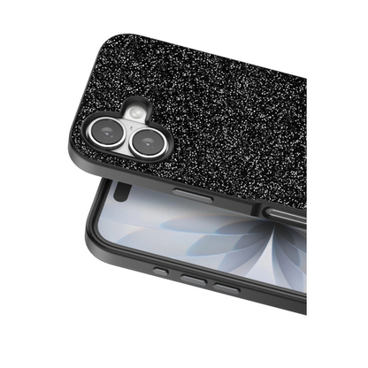 Onegif İphone 17 Bright Simli Kapak - Siyah