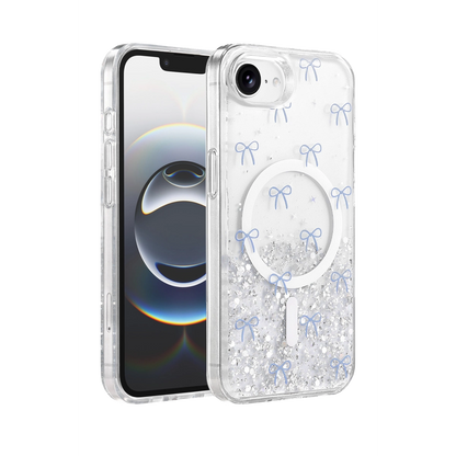 Onegif İphone 17e Misk Simli Magsafe Kapak - Desen 3