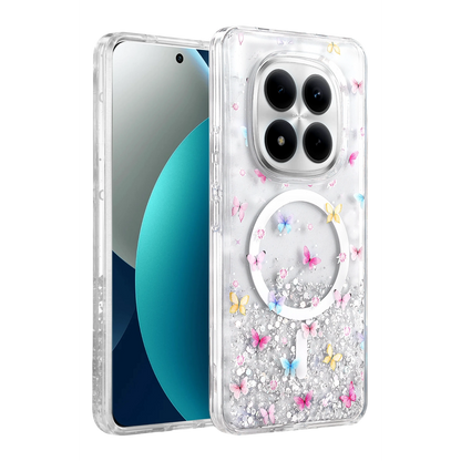 Onegif Xiaomi Redmi Note 15 Pro Plus 5g Misk Simli Magsafe Kapak - Desen 4