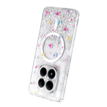 Onegif Xiaomi Redmi Note 15 Pro Plus 5g Misk Simli Magsafe Kapak - Desen 4