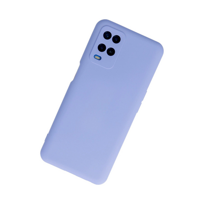 Oppo A54 4g Kılıf Nano İçi Kadife Silikon - Lila
