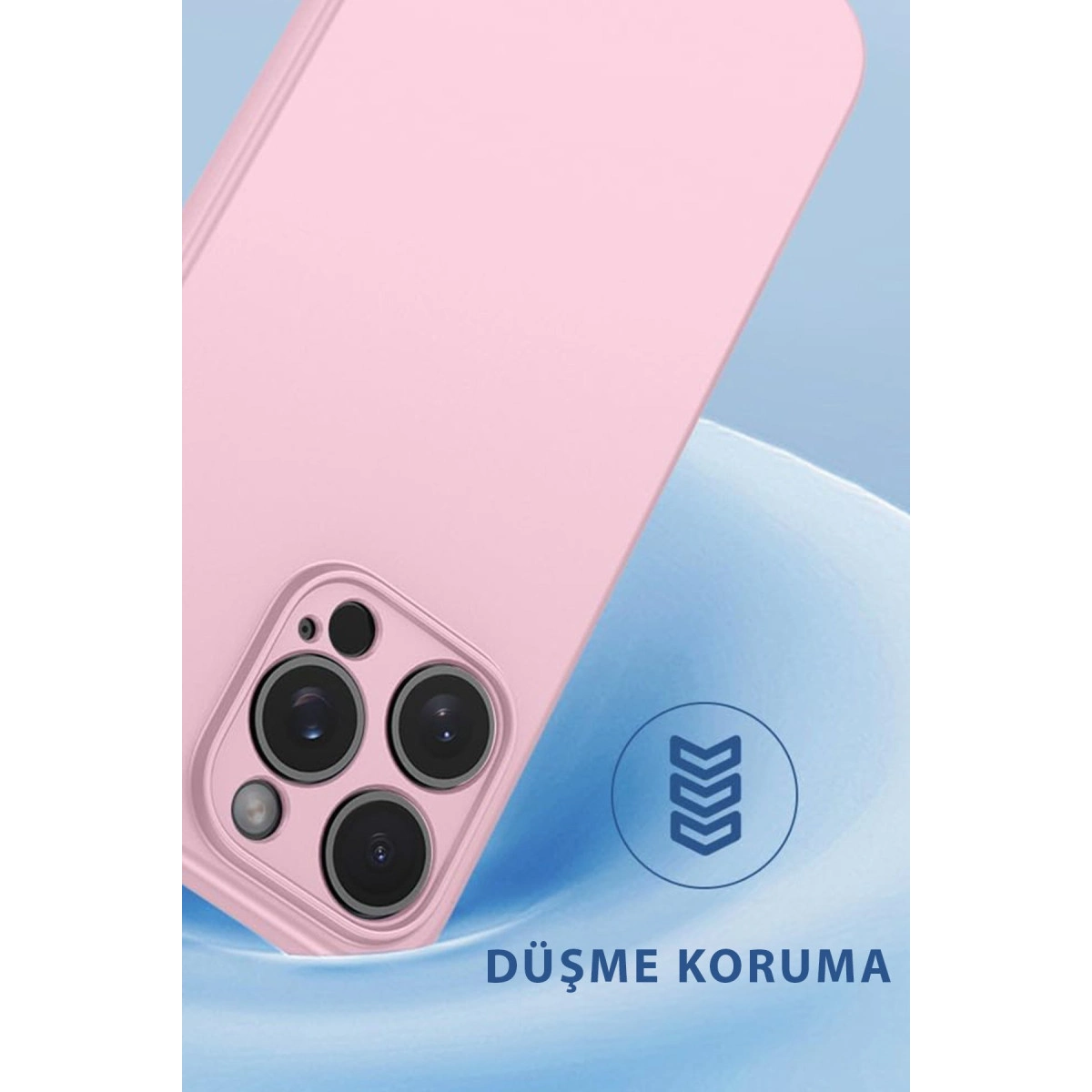Oppo Reno 11f Kılıf First Silikon - Mavi