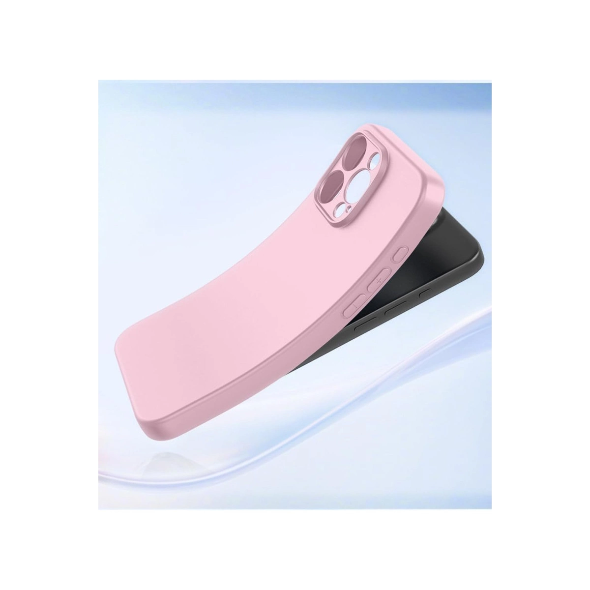 Oppo Reno 11f Kılıf First Silikon - Siyah