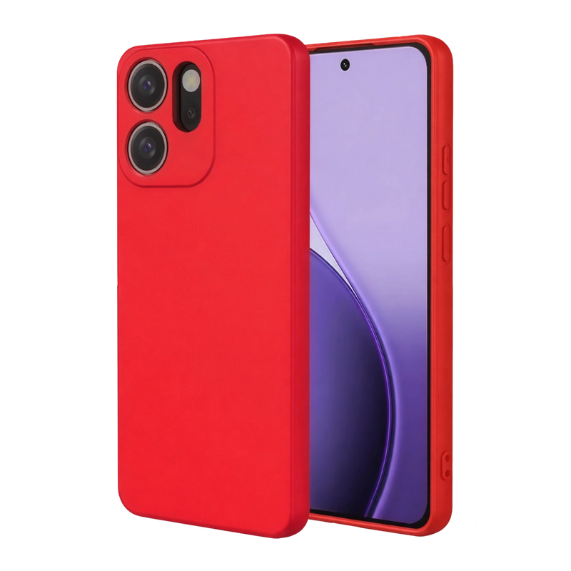 Oppo Reno 14f First Silikon - Kırmızı