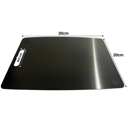 Paslanmaz Çelik Kesme Tahtası 20X30 cm Mutfak Sebze Et Kesme Tahtası Doğrama Tahtası Mutfak Aksesuarları (5643)