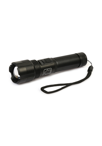 Peakstar Ps-1600 Süper Parlak Led Zoomlu 5 Mod Su Geçirmez Profesyonel Kamp Bekçi Avcı Feneri