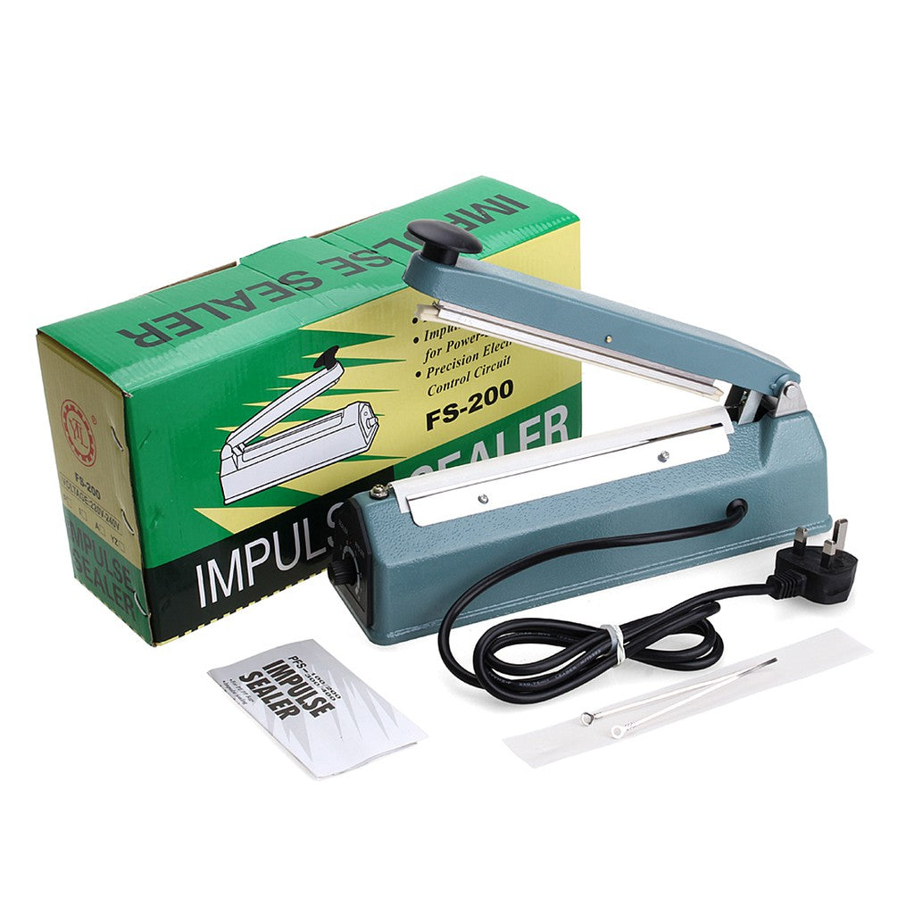 Poşet Ağzı Torba Kapatma Yapıştırma Makinası Demir 20 Cm (5643)