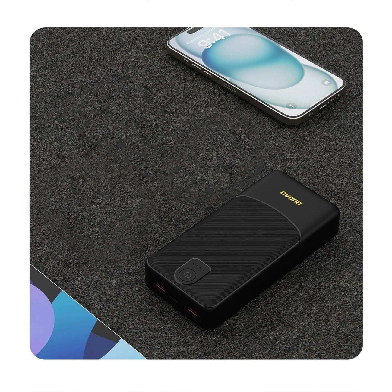 Powerbank Dudao K10Pro 2.4A 20000mAh 2 x USB-A - Siyah (5643)