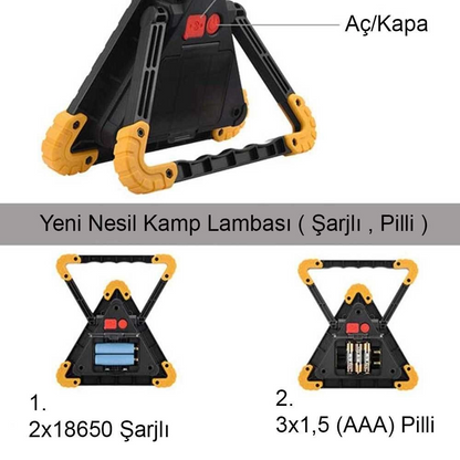 Profesyonel Kamp - Araba Lambası Bm-610/ Wt