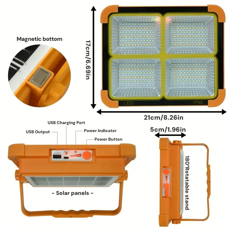 ProKAMA Ledli Solar Projektör 100W BK-100W (5643)