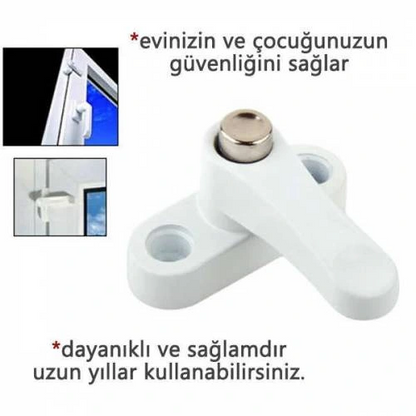 Pvc Kapı Pencere Emniyet Kilidi - Pimapen Kilidi - Çelik - 6 Adet