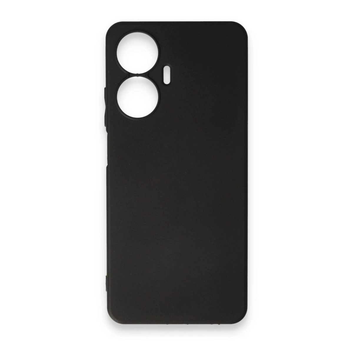 Realme C55 Kılıf First Silikon - Siyah