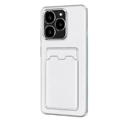 Realme C61 Kılıf Kart Şeffaf Silikon - Şeffaf