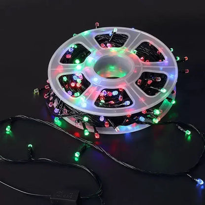 Renkli Vip Profesyonel 25 Metre Renkli LED Işık 220V Fişli Renkli (5643)