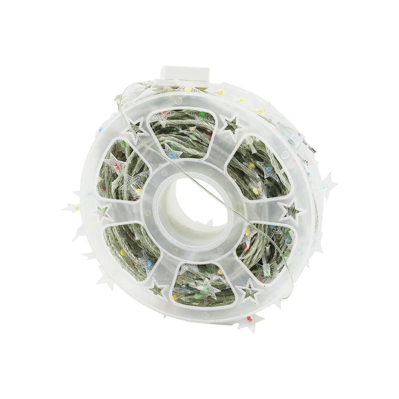 RGB - KAR TANESİ 50MT FİŞLİ FONKSİYONLU ŞERİT LED - DEKOR LAMBA (5643)