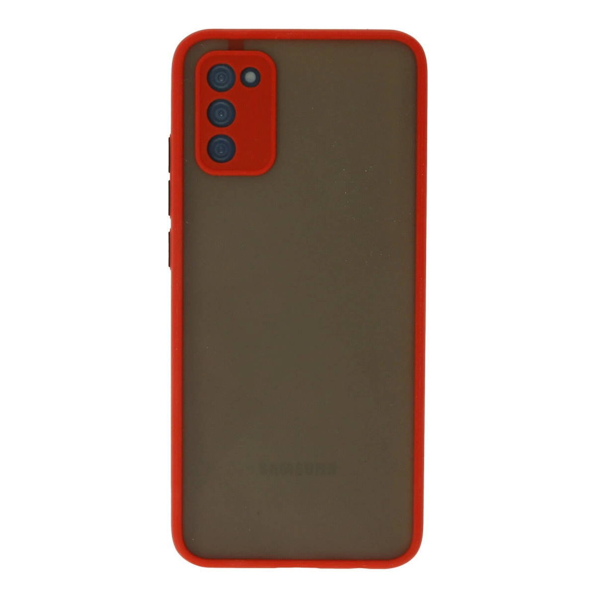 Samsung Galaxy A03s Kılıf Montreal Silikon Kapak - Kırmızı