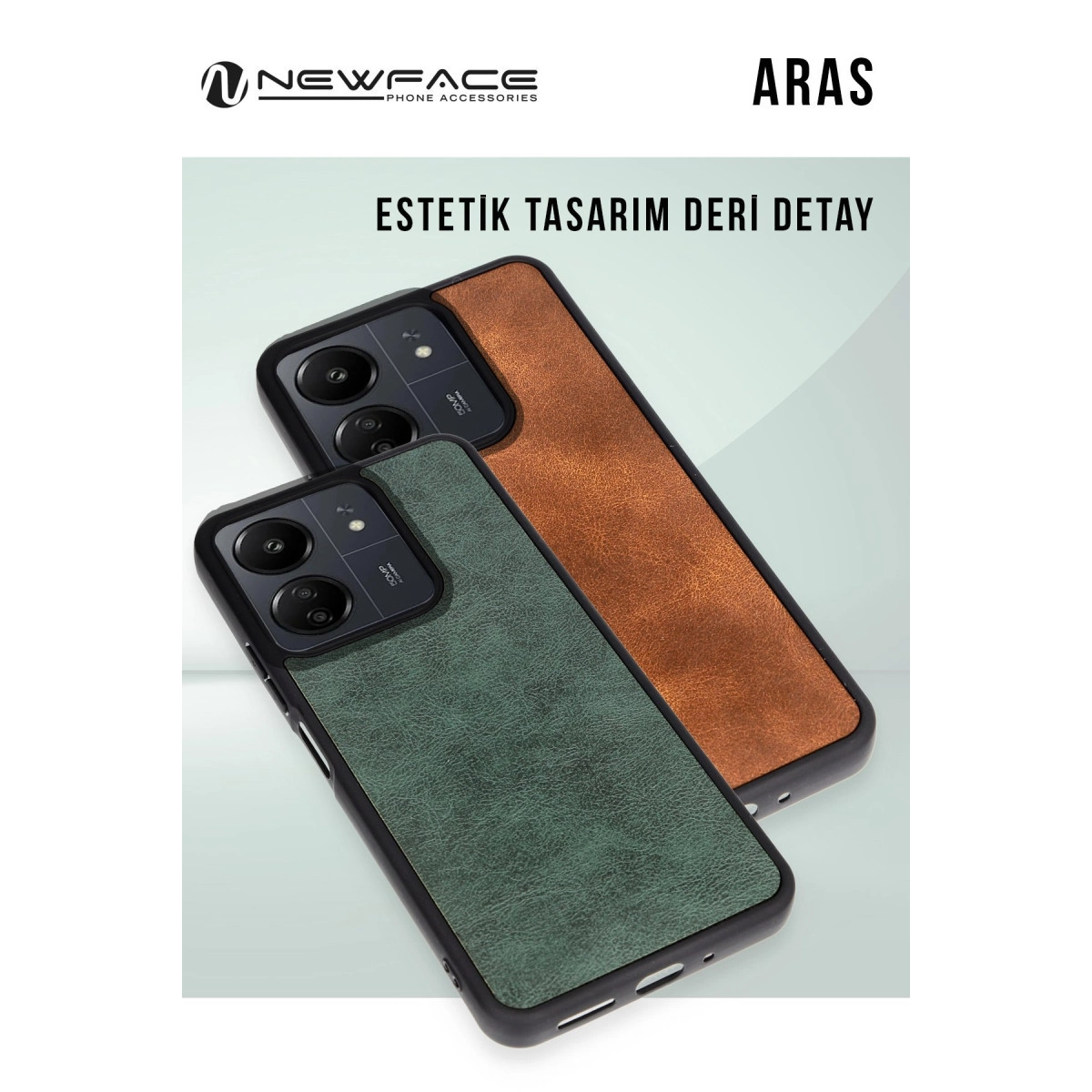Samsung Galaxy A05 Kılıf Aras Deri Kapak - Lacivert