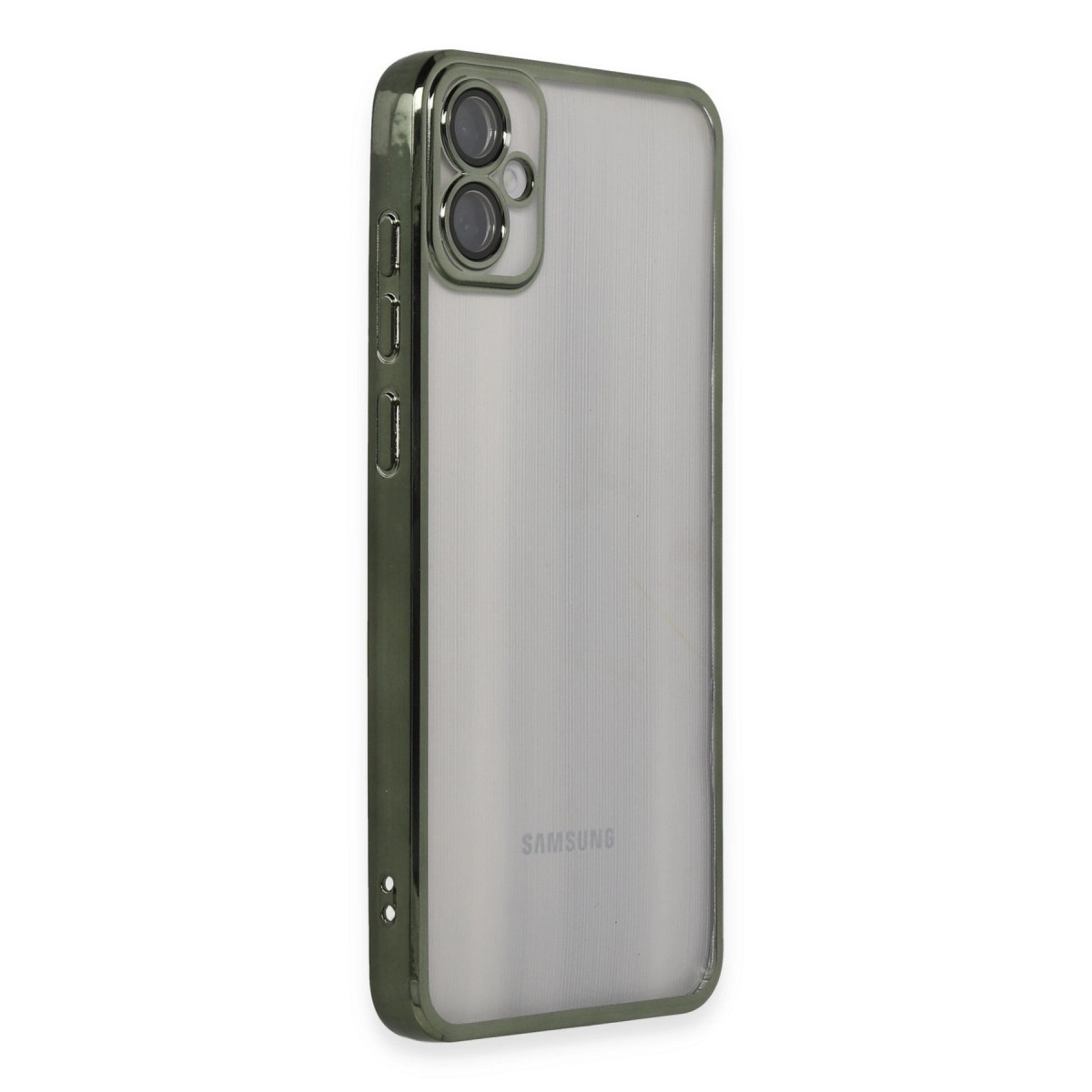 Samsung Galaxy A05 Kılıf Razer Lensli Silikon - Yeşil