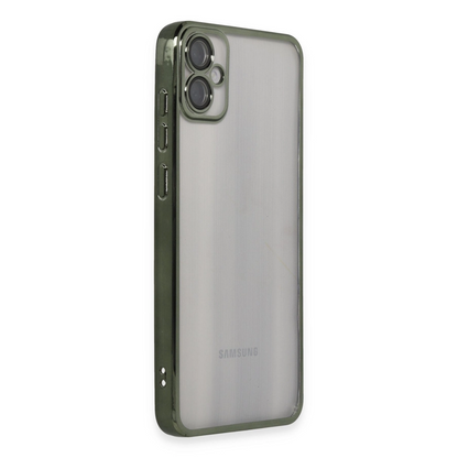 Samsung Galaxy A05 Kılıf Razer Lensli Silikon - Yeşil