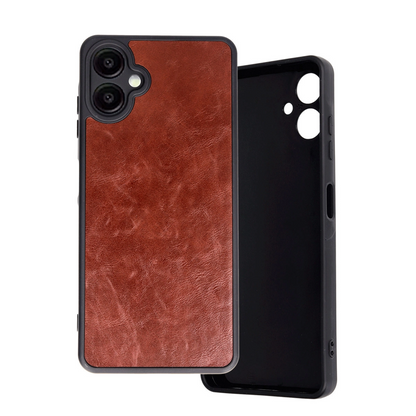 Samsung Galaxy A06 Kılıf Aras Deri Kapak - Bordo