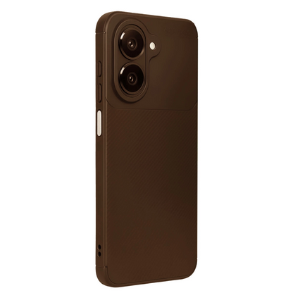 Samsung Galaxy A07 4g Auto Focus Karbon Kapak - Kahverengi