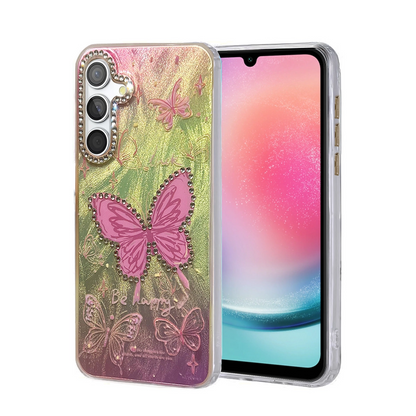 Samsung Galaxy A24 4g Kılıf Blade Aynalı Desenli Kapak - Desen 5