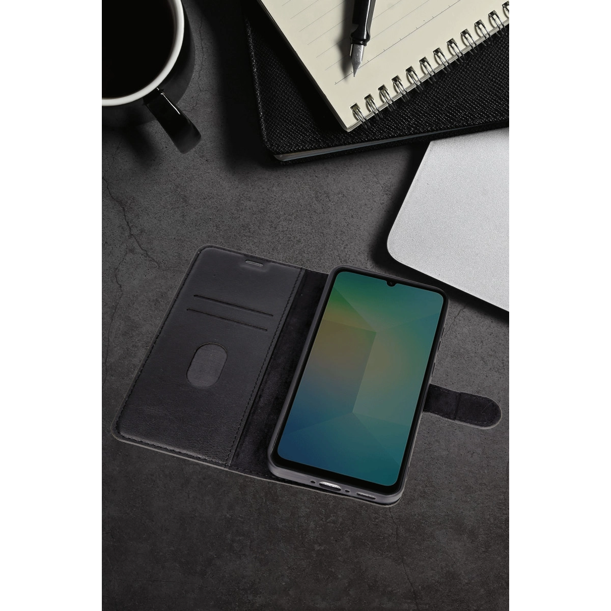 Samsung Galaxy A36 Kılıf Trend S Plus Kapaklı Kılıf - Yeşil