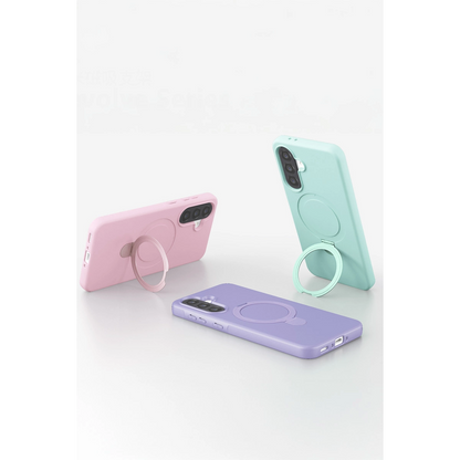 Samsung Galaxy A37 5g Regal Magsafe Standlı Kapak - Turuncu